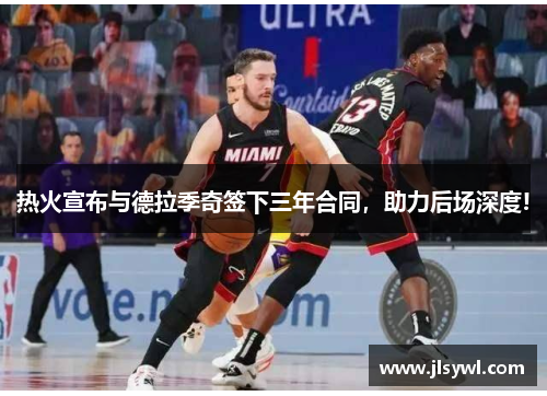 热火宣布与德拉季奇签下三年合同，助力后场深度!